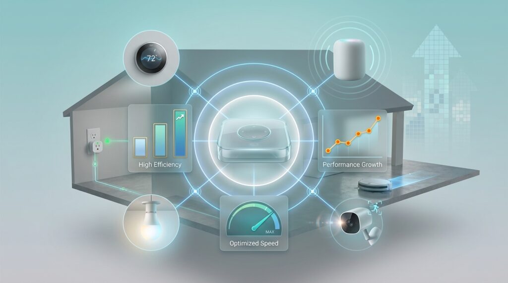 Smart home devices benchmarked across platforms showing performance comparison