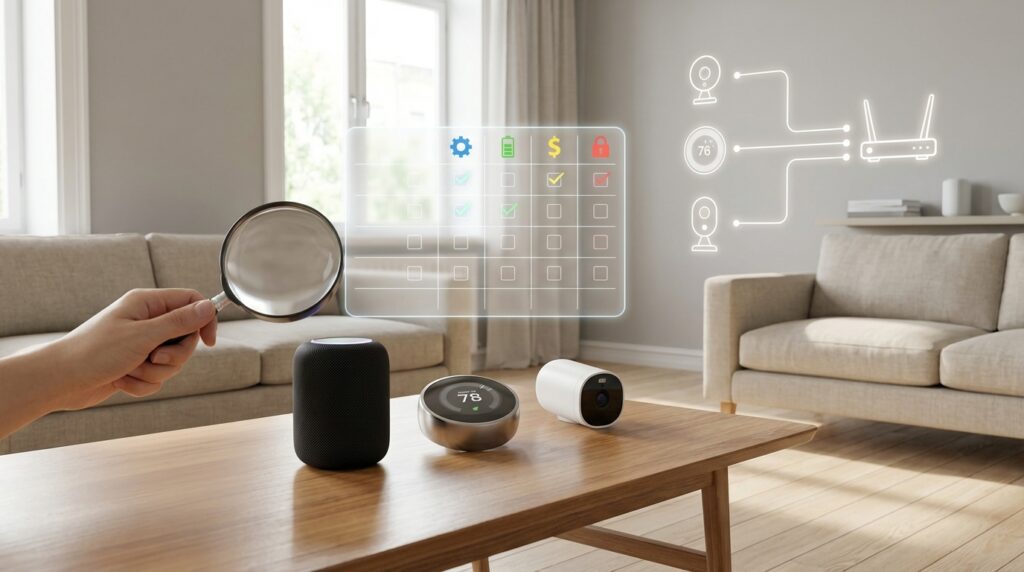 Comparing smart home devices beyond price and brand: features, compatibility, value